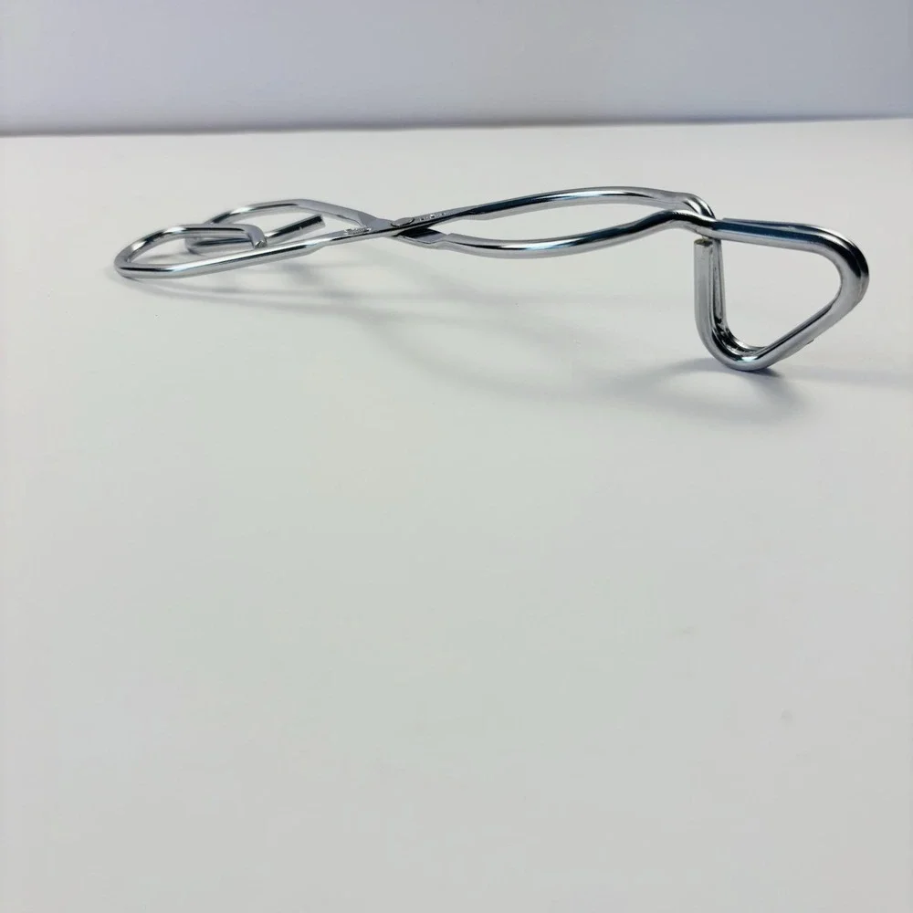 Vintage Ekco USA Metal Tongs 8